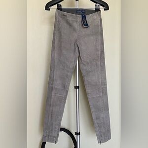 Polo Ralph Lauren Pull-on Lamb Suede pants
